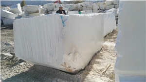 Bianco Sivec White A2,Sivec White A1 Marble Block