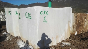 Bianco Sivec White A2,Sivec White A1 Marble Block