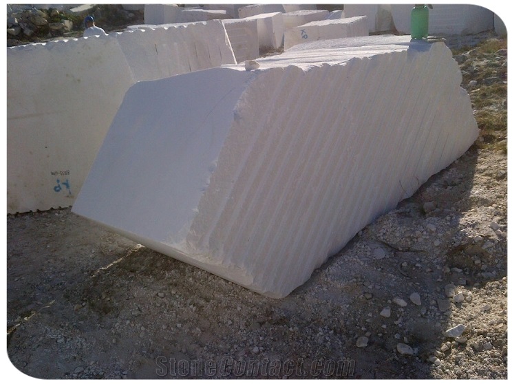 Bianco Sivec White A2,Sivec White A1 Marble Block