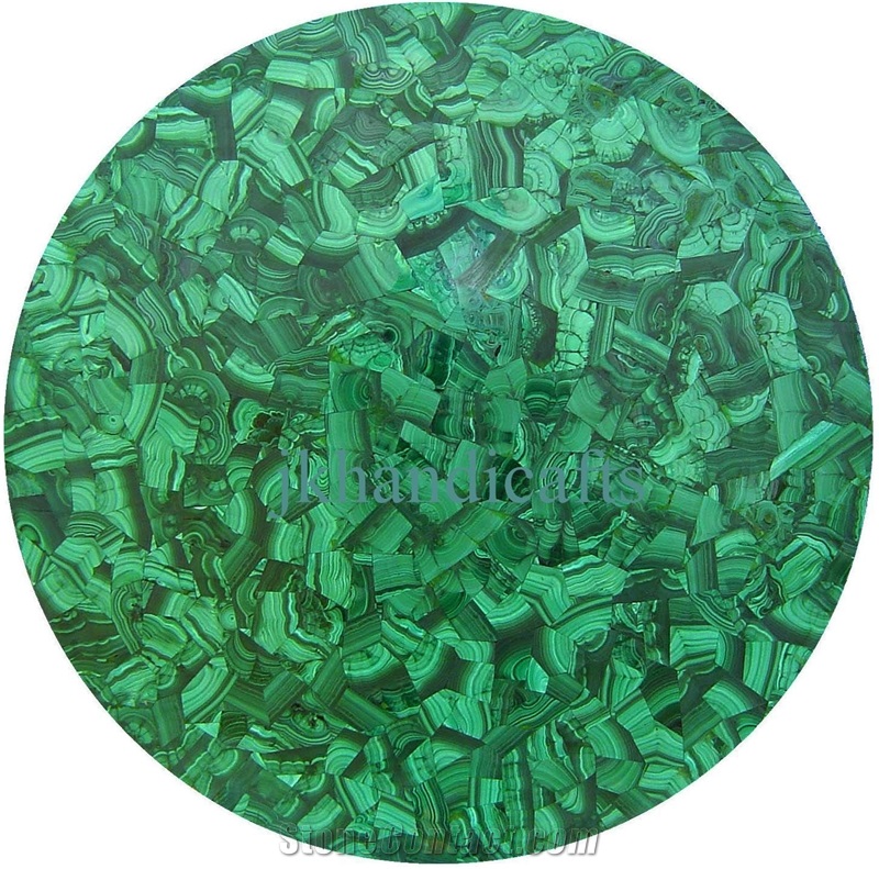 Malachite Inlay Table Top