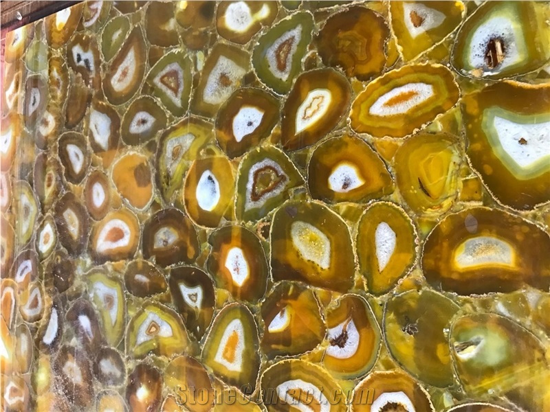 Natural Semi-Precious Agate Sheet