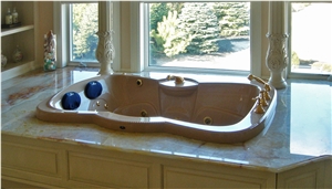 Honey Onyx- Onice Mirafiori Bath Tub Deck