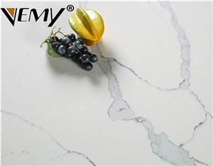 Lq-6132 Calacatta White Modified Solid Surface