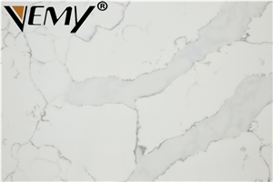 Vm-17121calacatta Quartz Stone Slabs