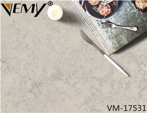 Vm-17531 Vemy Quartz Kitchen Bar Top Worktops