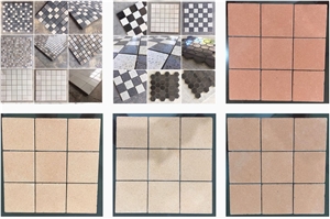 Luxury Tiles Bathroom Centre Stone Mosaic Vietnam