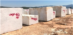 Aegean Semi White Marble Block