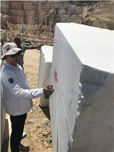 Imperial White Marble Block, Turkey White Marble