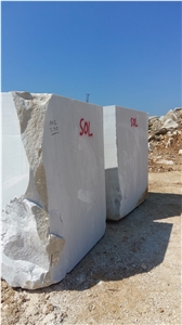 Marbella White Marble Block, Turkey White Marble