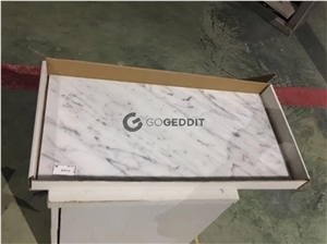 Bianco Carrara Marble Tile 12x24 Polished