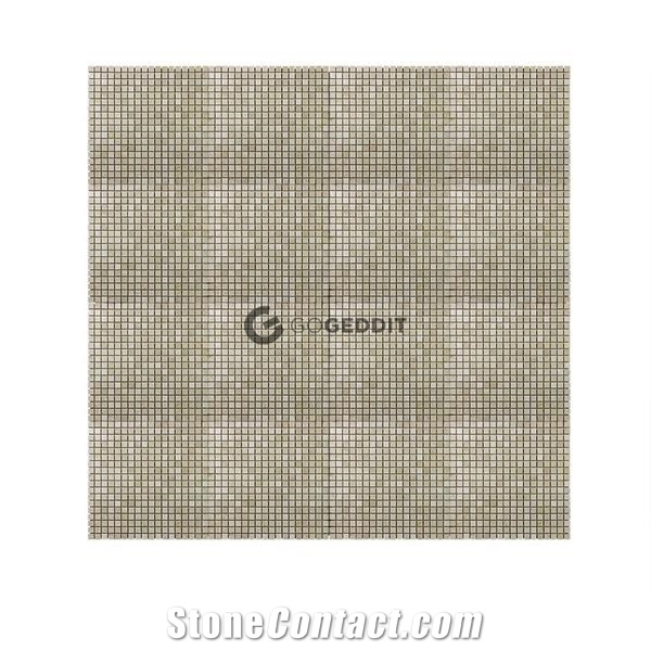 Crema Marfil Marble 5/8x5/8 Square Mosaic Tile