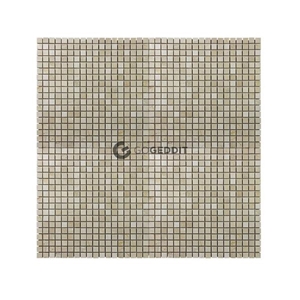 Crema Marfil Marble 5/8x5/8 Square Mosaic Tile