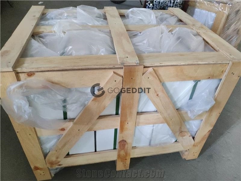 White Carrara Marble Polished 1 Hexagon Mosaic