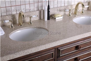 Beige Quartzite Vanity Tops
