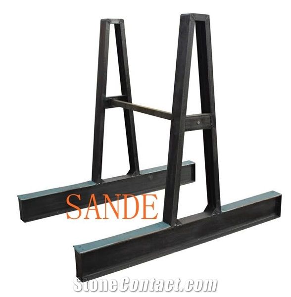 Steel a Frame for Storage Slabs in Showroom