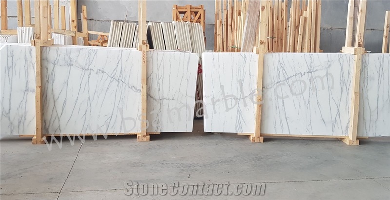 Bianco Ibiza Slabs, Turkey Blanco Ibiza Marble Slabs & Tiles