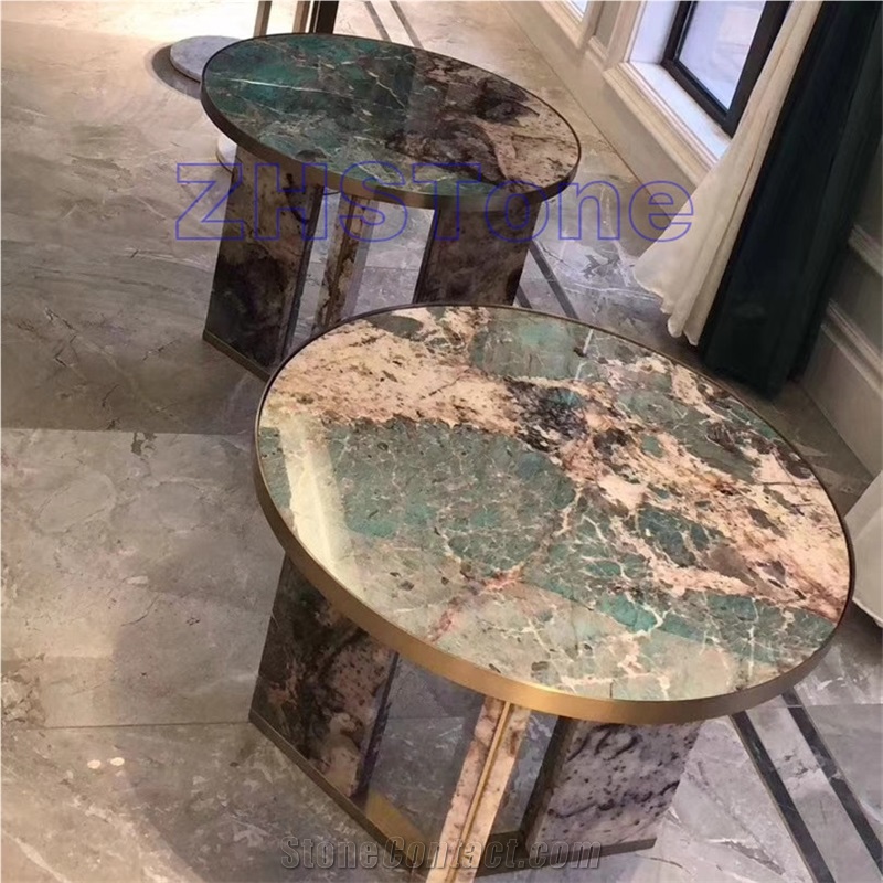 Amazon Green Granite,Verde Amazonas Granite Table