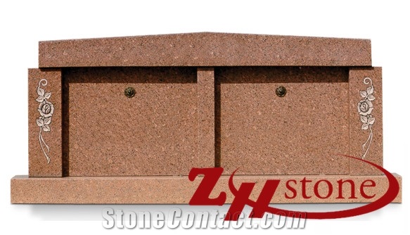 American Style G603 Granite Cremation Columbarium