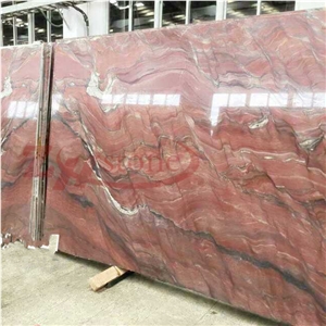 Fusion Fire,Revolution Fire Red Quartzite Slabs