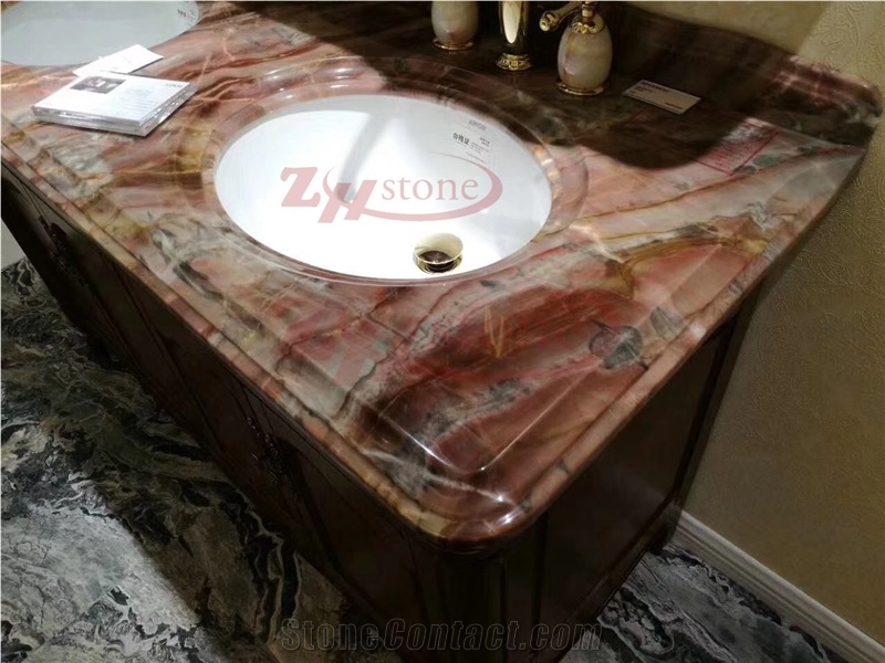 Louis Black Red Agate,Red Louis Agate Column