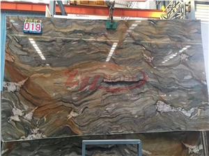 Multicolor Fusion Quartzite Slab