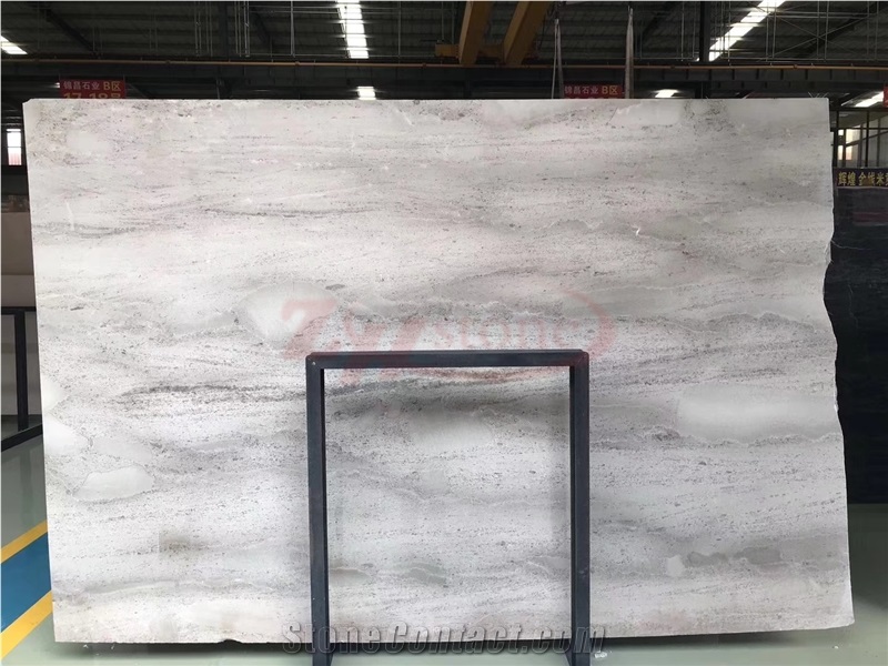 New Kenya Light Grey Marble Slab