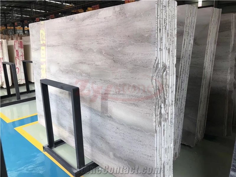 New Kenya Light Grey Marble Slab