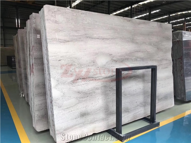 New Kenya Light Grey Marble Slab