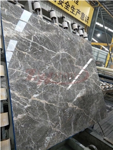 Pascal Gray Marble ,New Fior Di Pesco Marble Slabs