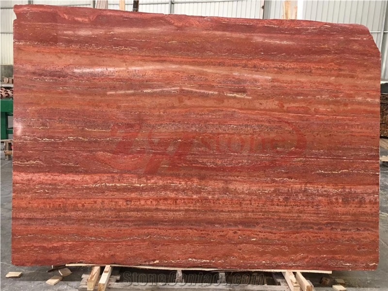 Persia Rosso,Persian Red Travertine Slabs