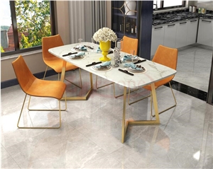Round Oriental White Marbletable Nordic Furniture