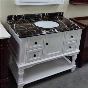 Silver Dragon,Silver Portoro Marble Vanity Top