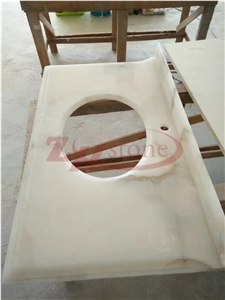 Sophia Golden Marble Bathroom Vanity Top