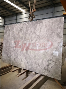 Super White Quartzite Slabs for Kitchen Countertop