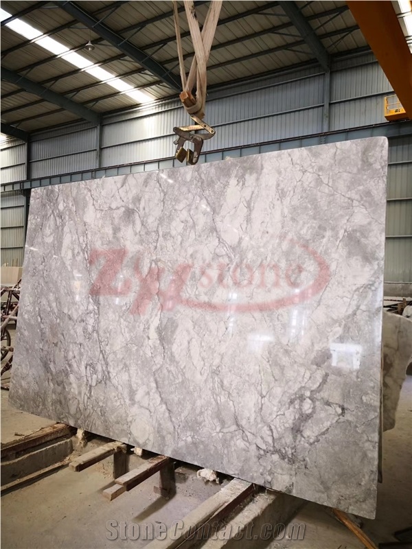 Super White Quartzite Slabs for Kitchen Countertop