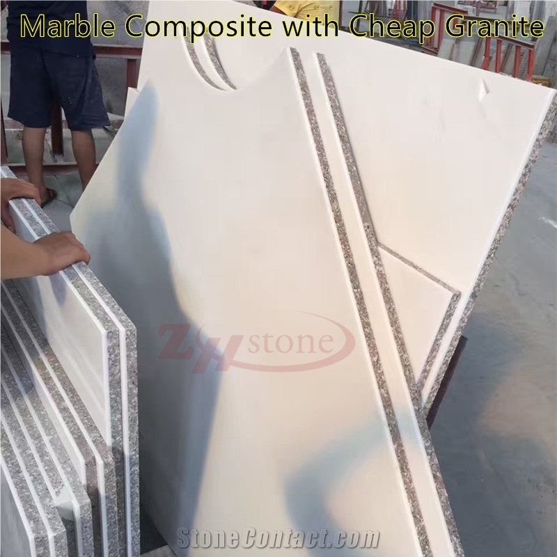 White Cristallo Quartzite Honeycomb Panels