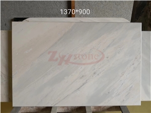 White Sand Marble Rectangle Round Corner Tabletop