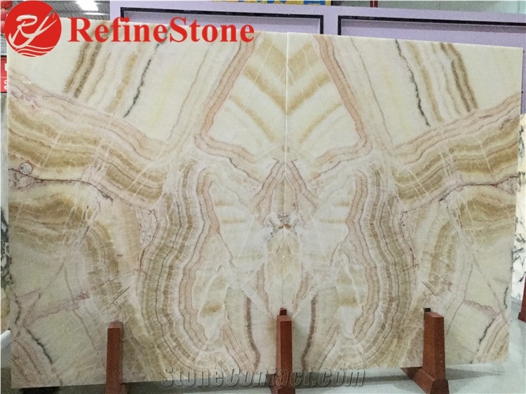 China Book Match Red Dragon Onyx Slabs