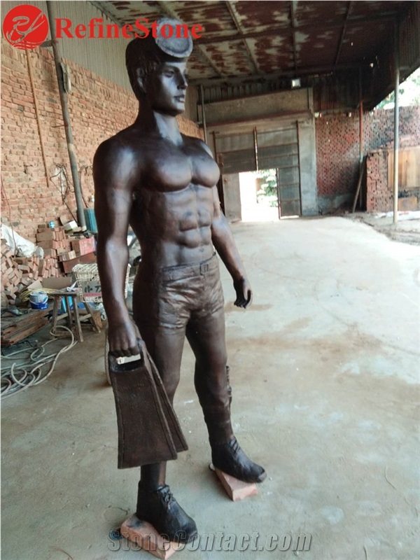 China Supplier Bronze Solider Statue