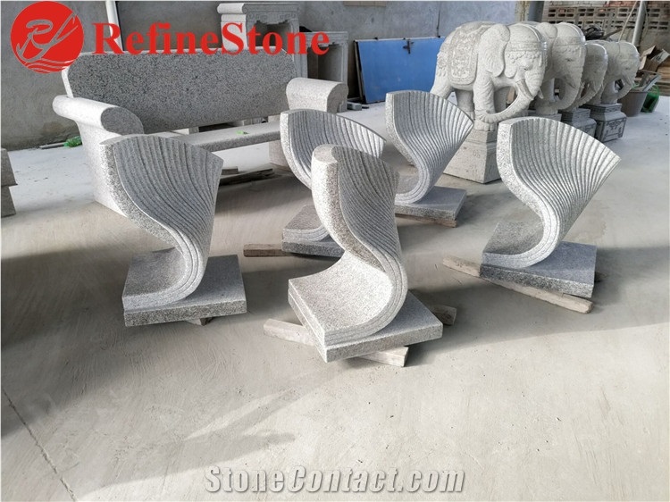Modern Design Abstract Granite Book Sculpture