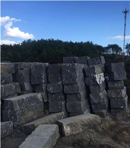 China Snow Grey Granite Block, River Black Granite