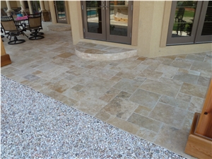 Country Classic Rainbow Travertine French Pattern Tile