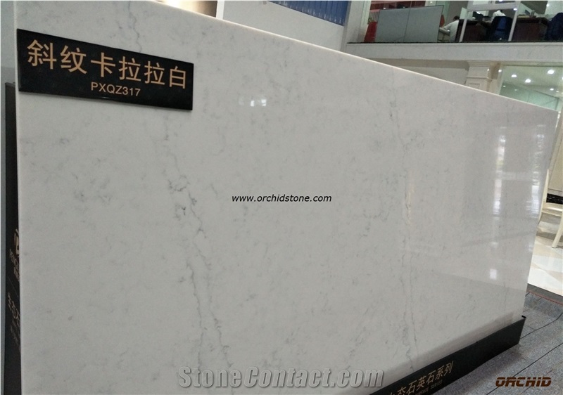 Carrara Bianca Quartz Stone,Engineered Stone Slabs