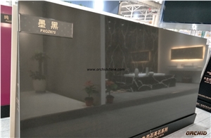 Pure Black Quartz Slabs for Kitchen Tops,Worktops