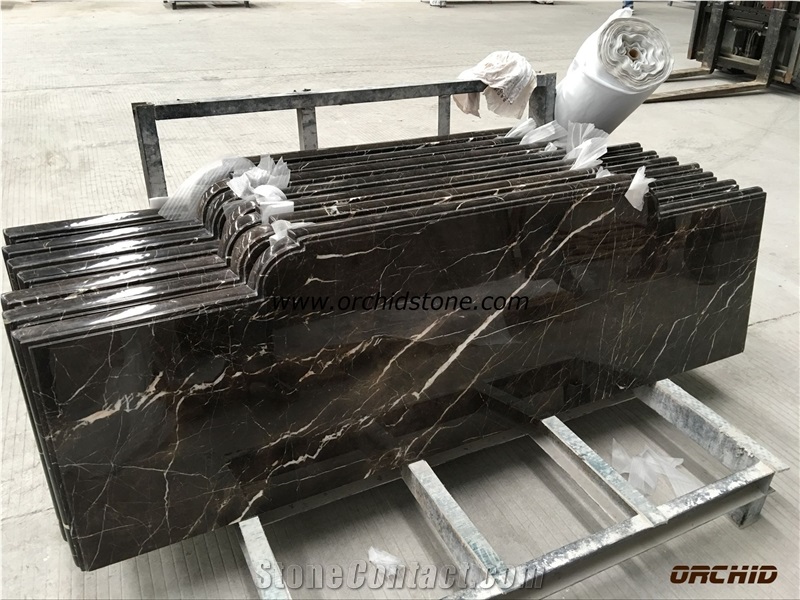 St Laurent Marble Slabs,Brown Marquina Marble