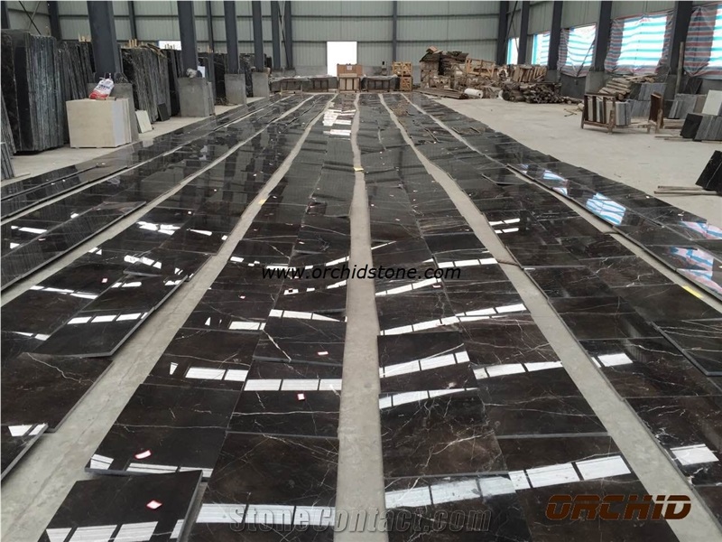 St Laurent Marble Slabs,Brown Marquina Marble