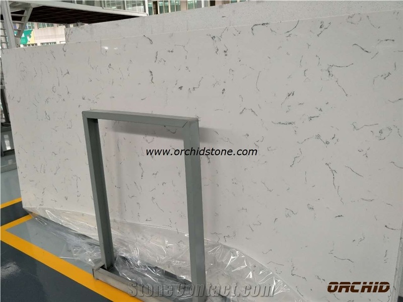 Staturio Bianca Quartz Stone Slab,Engineered Stone