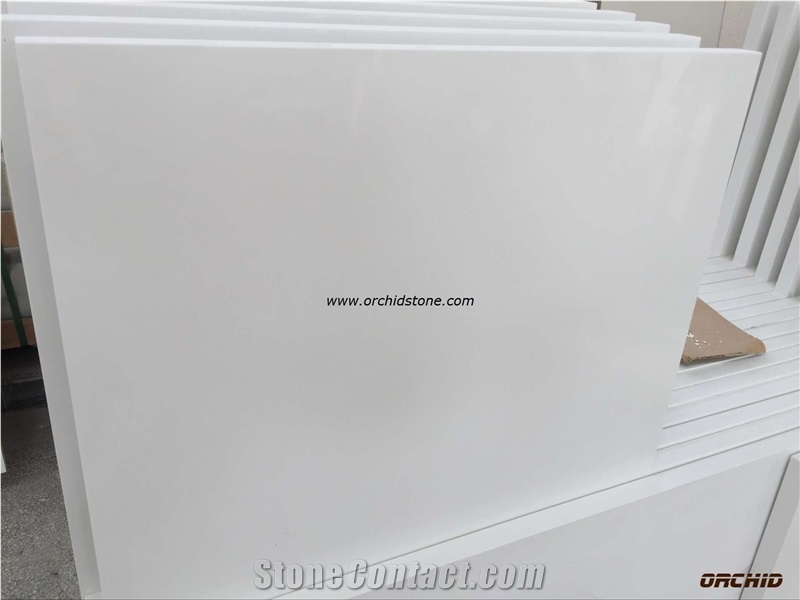 Super White Marble Quartz Stone for Countertop