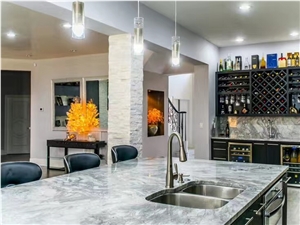Super White Quartzite Kitchen Countertops,Bartops Super White Quartzite Kitchen Countertops,Bartops