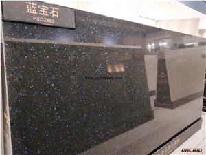 Volga Blue Quartz Stone Slabs & Tile,Solid Surface